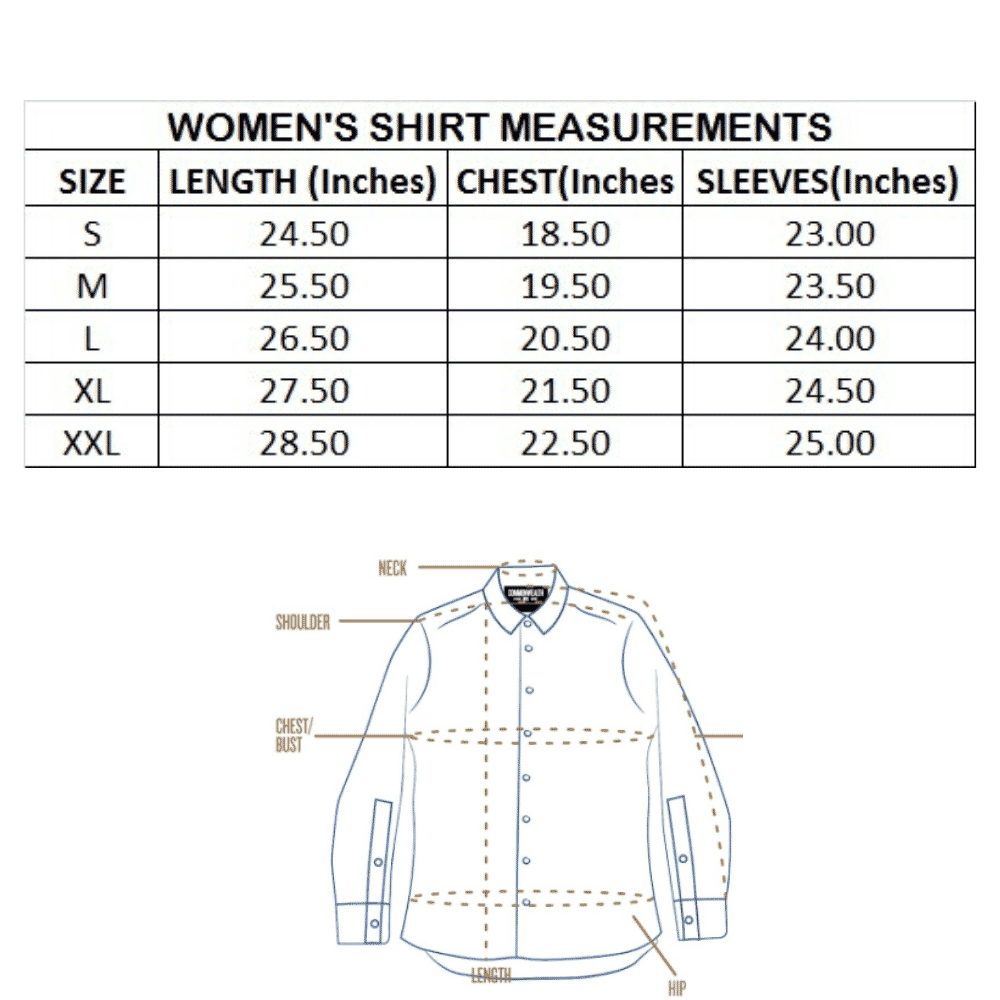 Grass Women's Full Sleeve Formal Shirt Black color